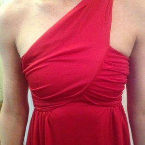 Super Sexy Red H&M Gown; One-Shoulder; Sz 6